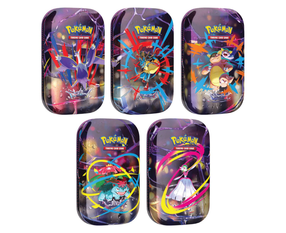 Mega Evolution Mega Heroes Mini Tin — 10ct Display