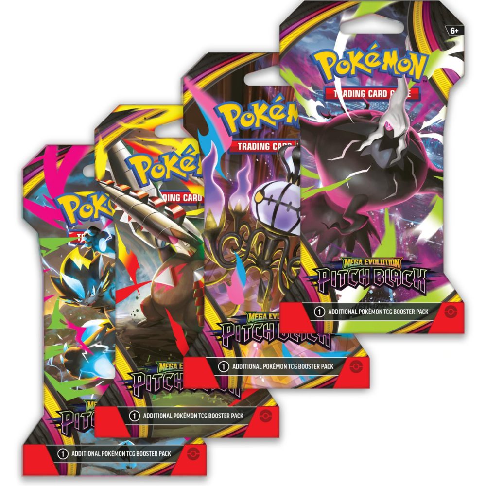 Mega Evolution Pitch Black Sleeved Booster Pack