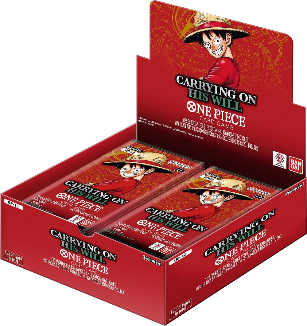 One Piece OP-13 Carrying On His Will Booster Box