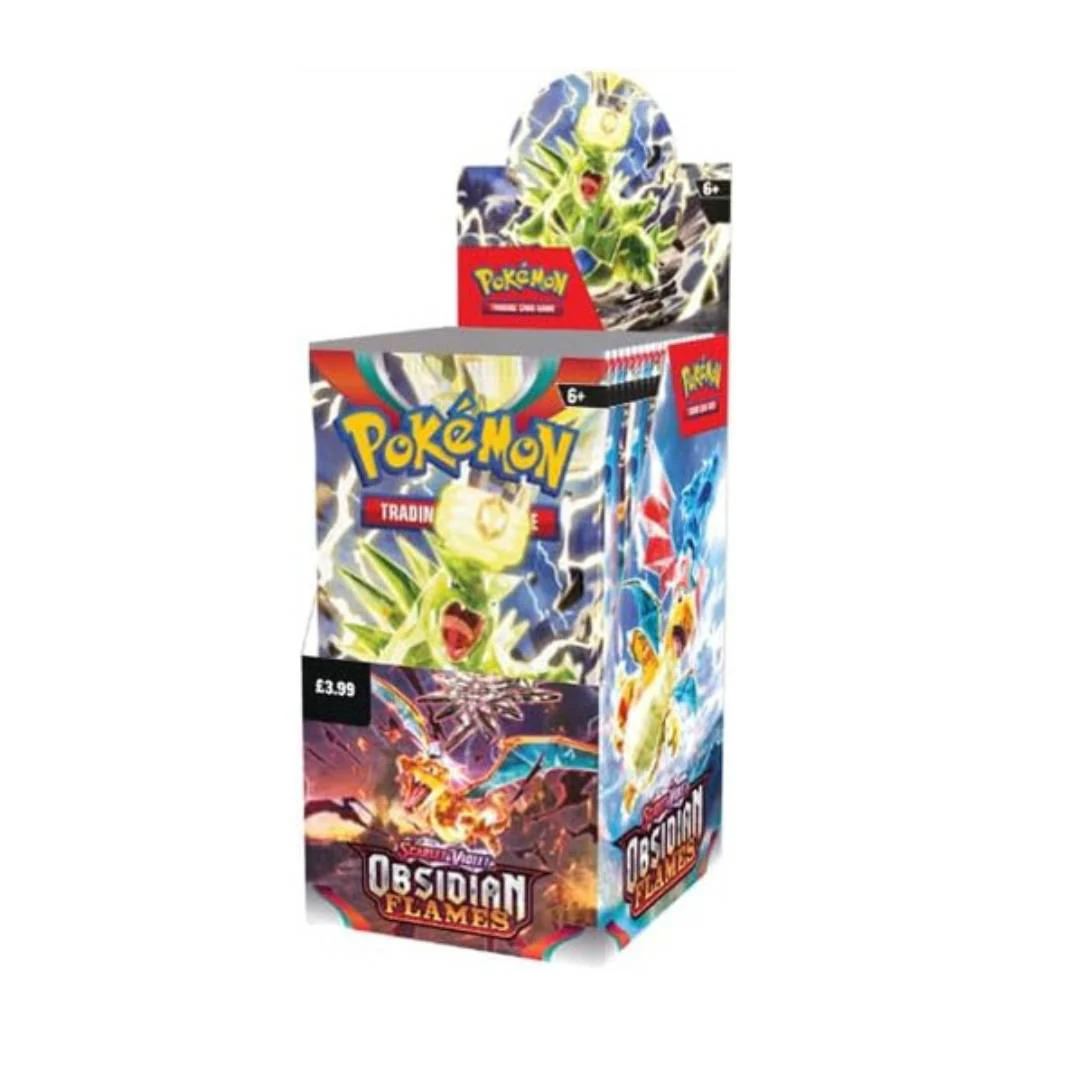 Scarlet & Violet Obsidian Flames Euro Half Booster Box (18 Packs)