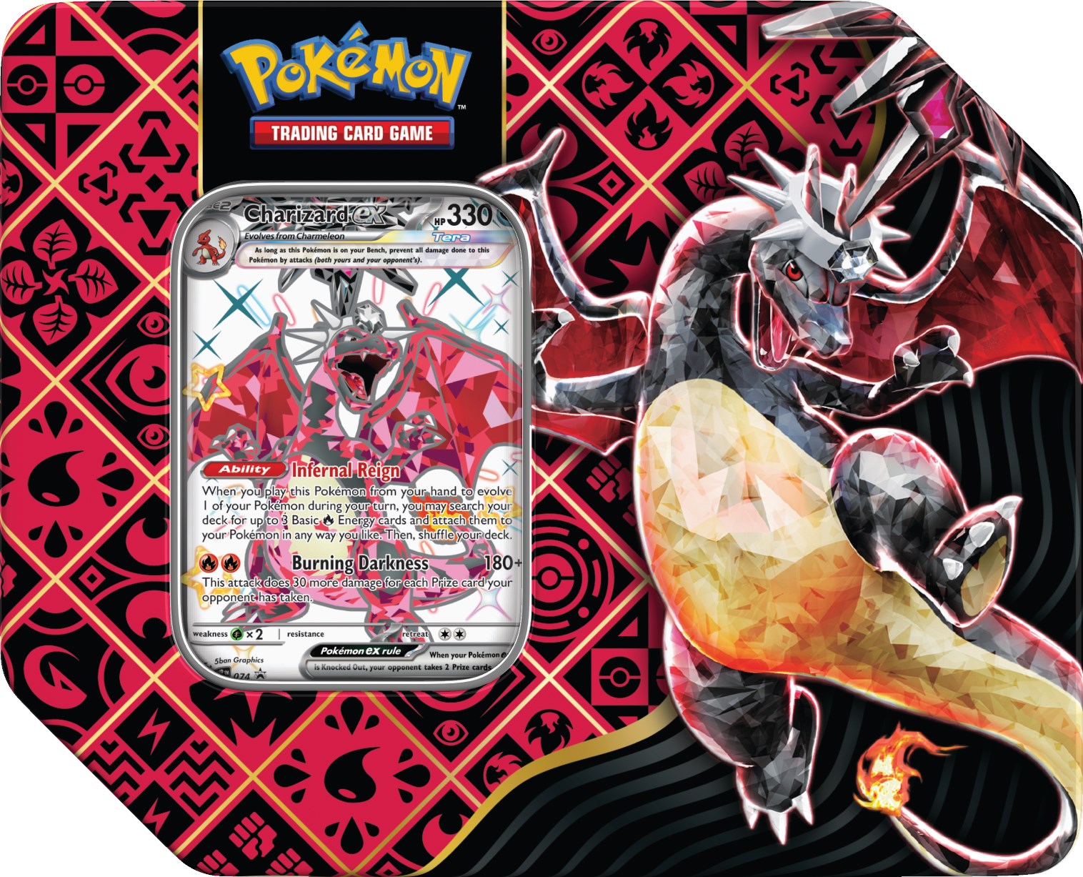 Scarlet & Violet Paldean Fates Tin (Charizard)