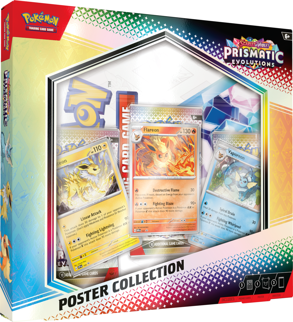 Scarlet & Violet Prismatic Evolutions Poster Collection