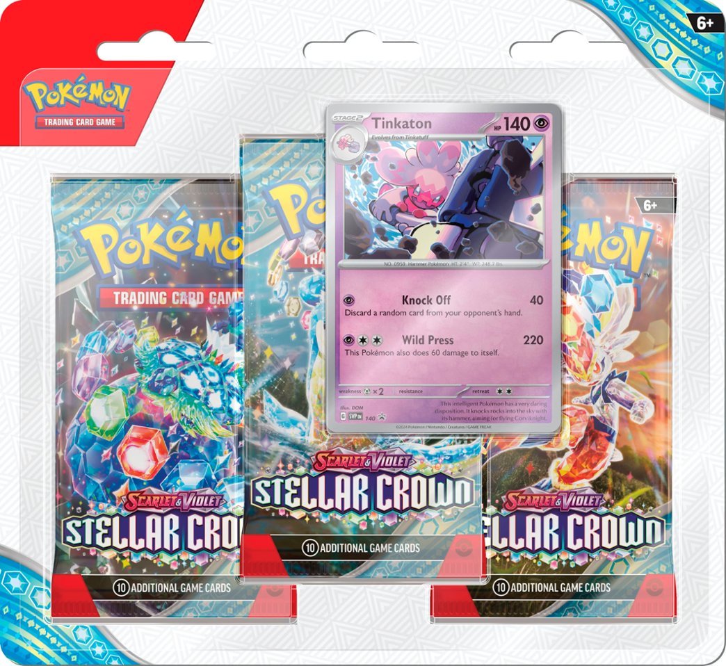 Scarlet & Violet Stellar Crown 3-Pack Blister (Tinkaton)