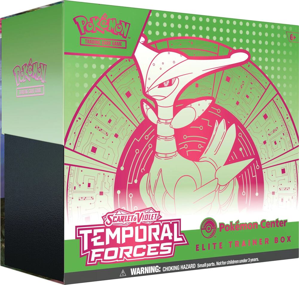 Scarlet & Violet Temporal Forces Elite Trainer Box Iron Leaves (Pokémon Center Exclusive)
