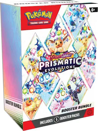 Pokémon: Prismatic Evolutions Booster Bundle (6 Packs)
